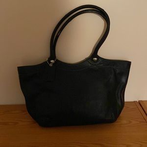 Black Leather Coach Purse